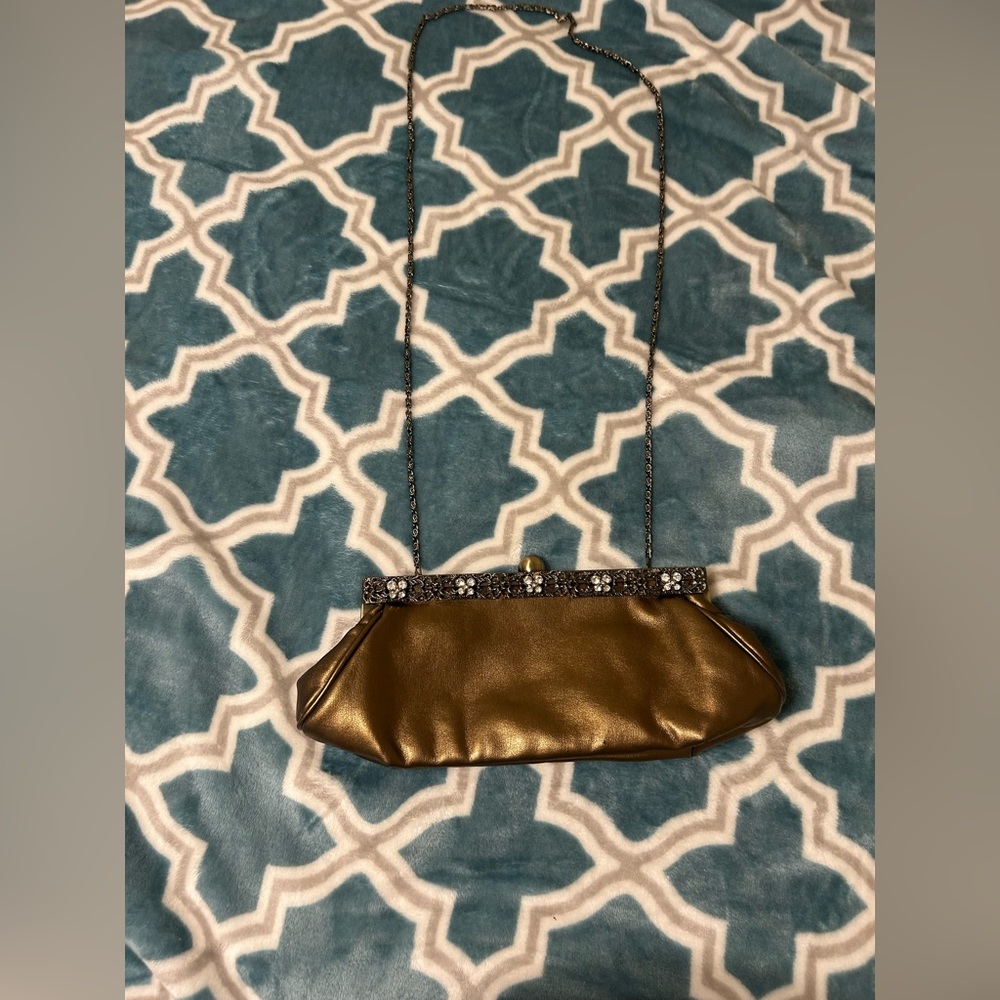 Elegant Gold Clutch Bag